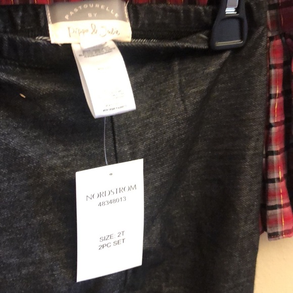 Pastourelle by Peppa & Julie 2pc Red/Black & Denim set size 2T π€© K1 - Picture 6 of 9